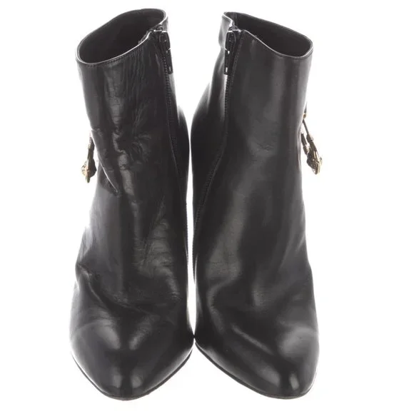 VERSUS VERSACE Leather Boots Size: 8 | IT 38 Medusa Tribute - Picture 3 of 7